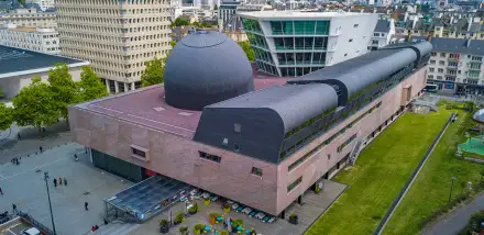 The Champs Libres centre from above