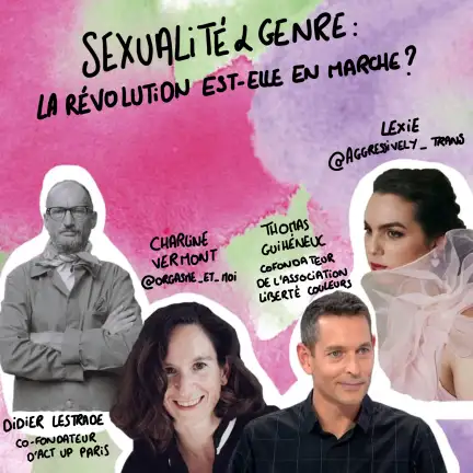 Une image aux couleurs de Nos futurs. Il est écrit : sexualité et genre : la révolution est-elle en marche ?