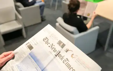 Focus sur le journal "The New York Times".